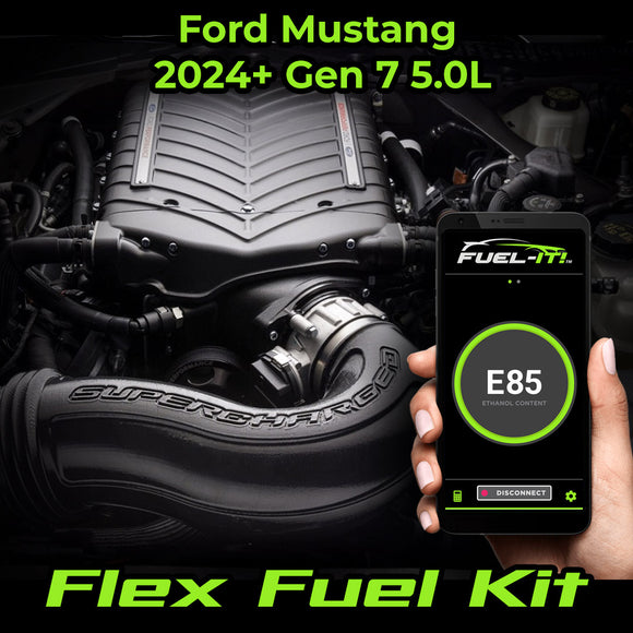 Ford Mustang E85 Ethanol content sensor Bluetooth Flex Fuel Kits for 2024 2025 2026 Gen 7 5.0L