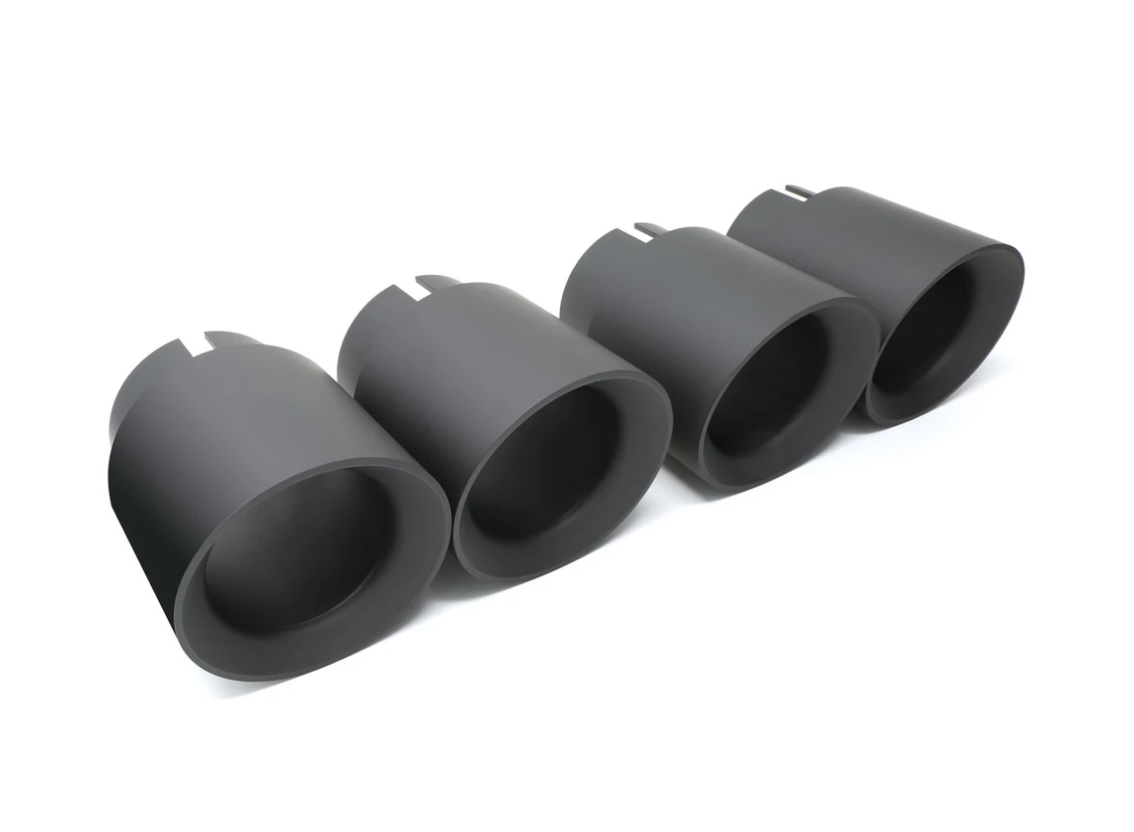 [新品]Burger Motor F8X M3/4 Exhaust Tips BMS Straight Cut Billet Exhaust Tips for F8x BMW M3/M4/M2C