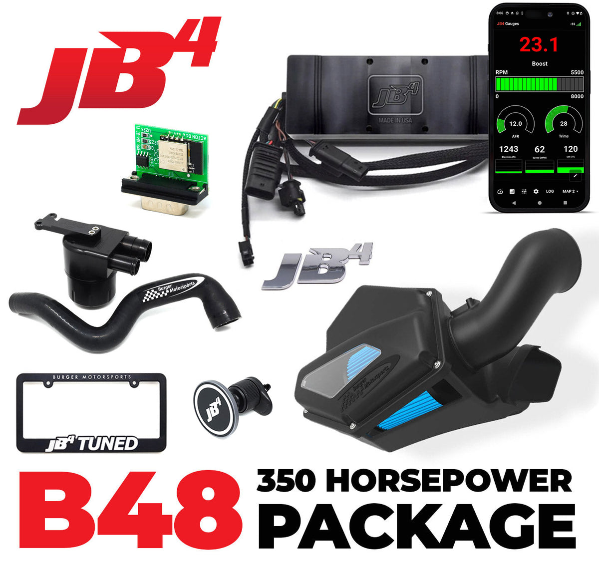 350HP JB4 Power Package for B46/B48 BMW 230i 330i 430i