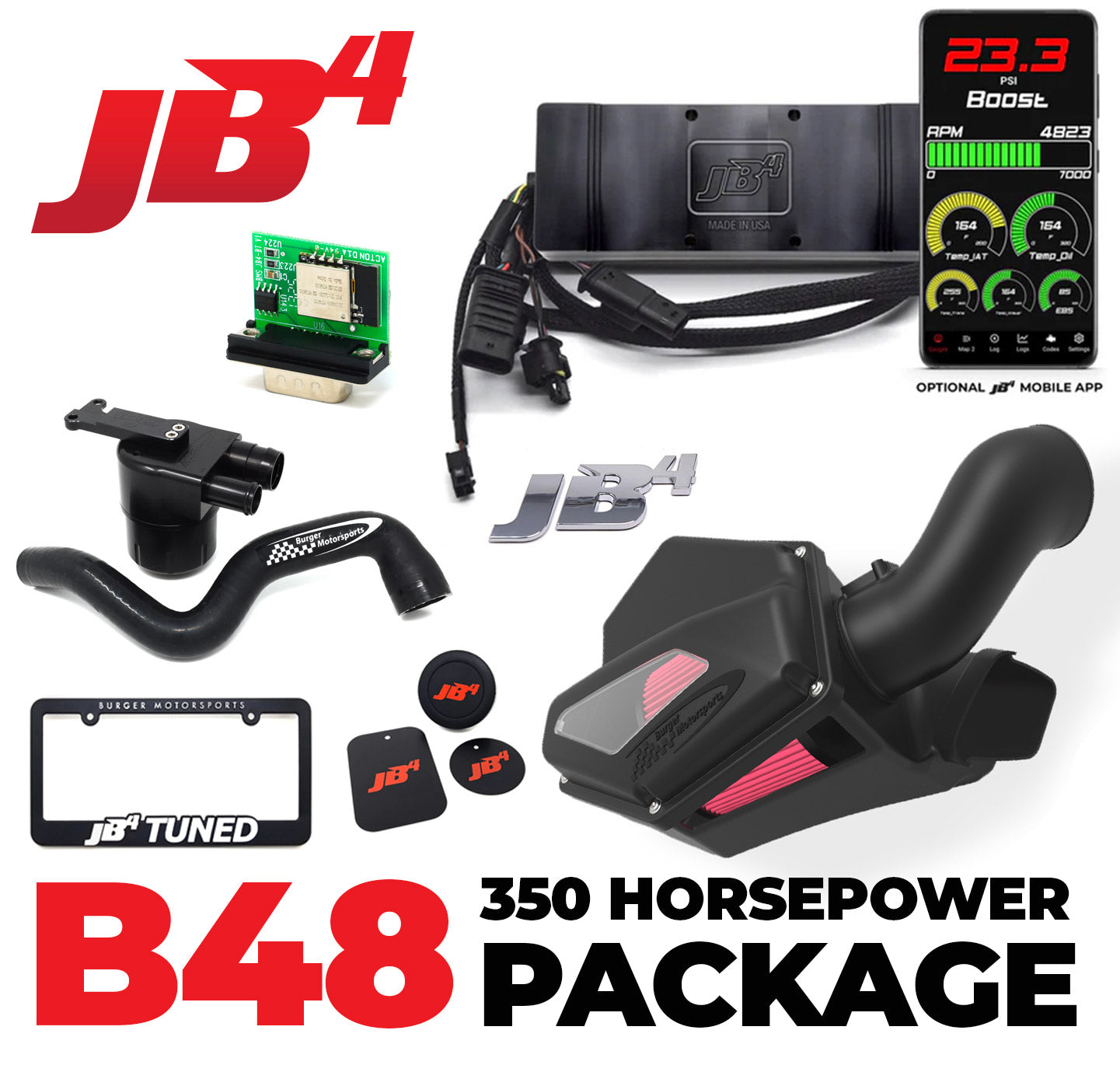 350hp Package for B46/B48 G2x BMW 230i 330i 430i – Burger