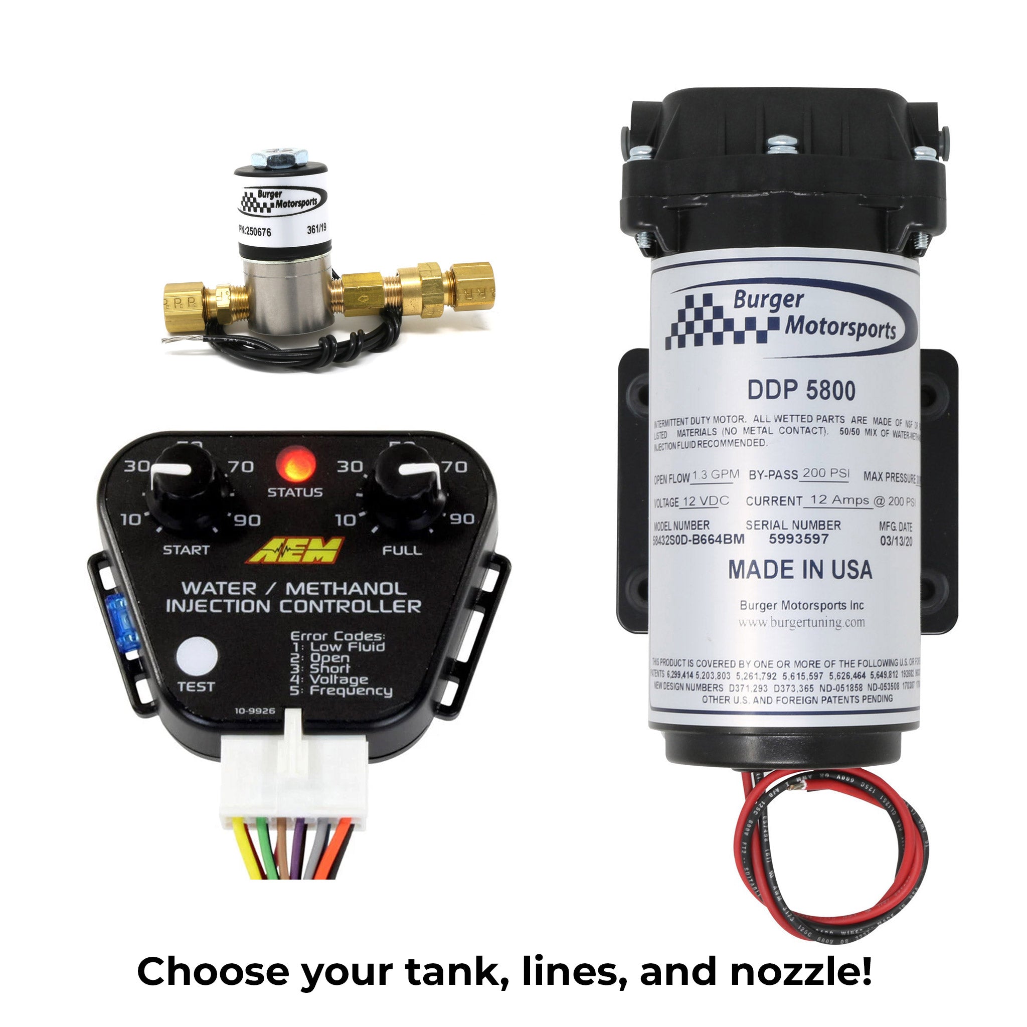 BMS Water Methanol Injection Kit
