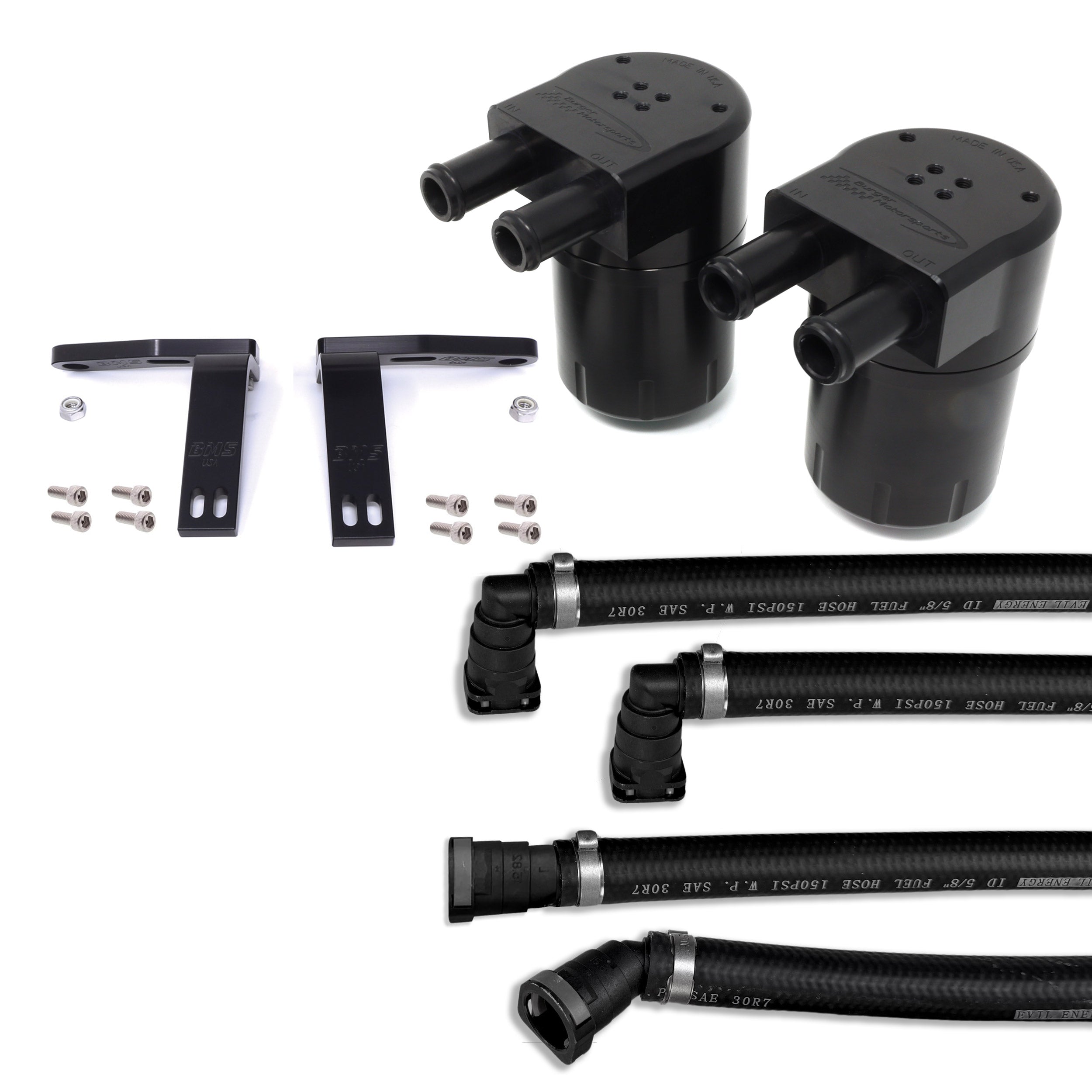 BMS Dual Oil Catch Can System for 2015+ EcoBoost Ford F-150 and Raptor (V2)