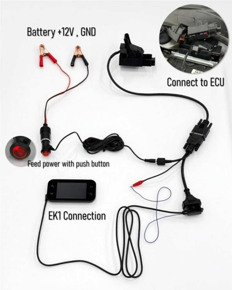 EK1 Bench ECU Read Cable Add On