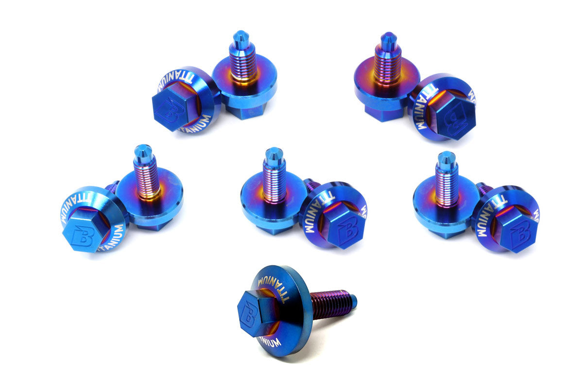 BMS Titanium Front Engine Bay Bolt Kit for G8x G2x F8x BMW