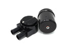 RAM oil catch can system retaining factory PCV functionality