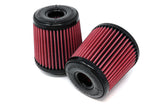 Replacement BMS Kia Stinger / Genesis Inverted Cone Filters and Clamps (Pair)
