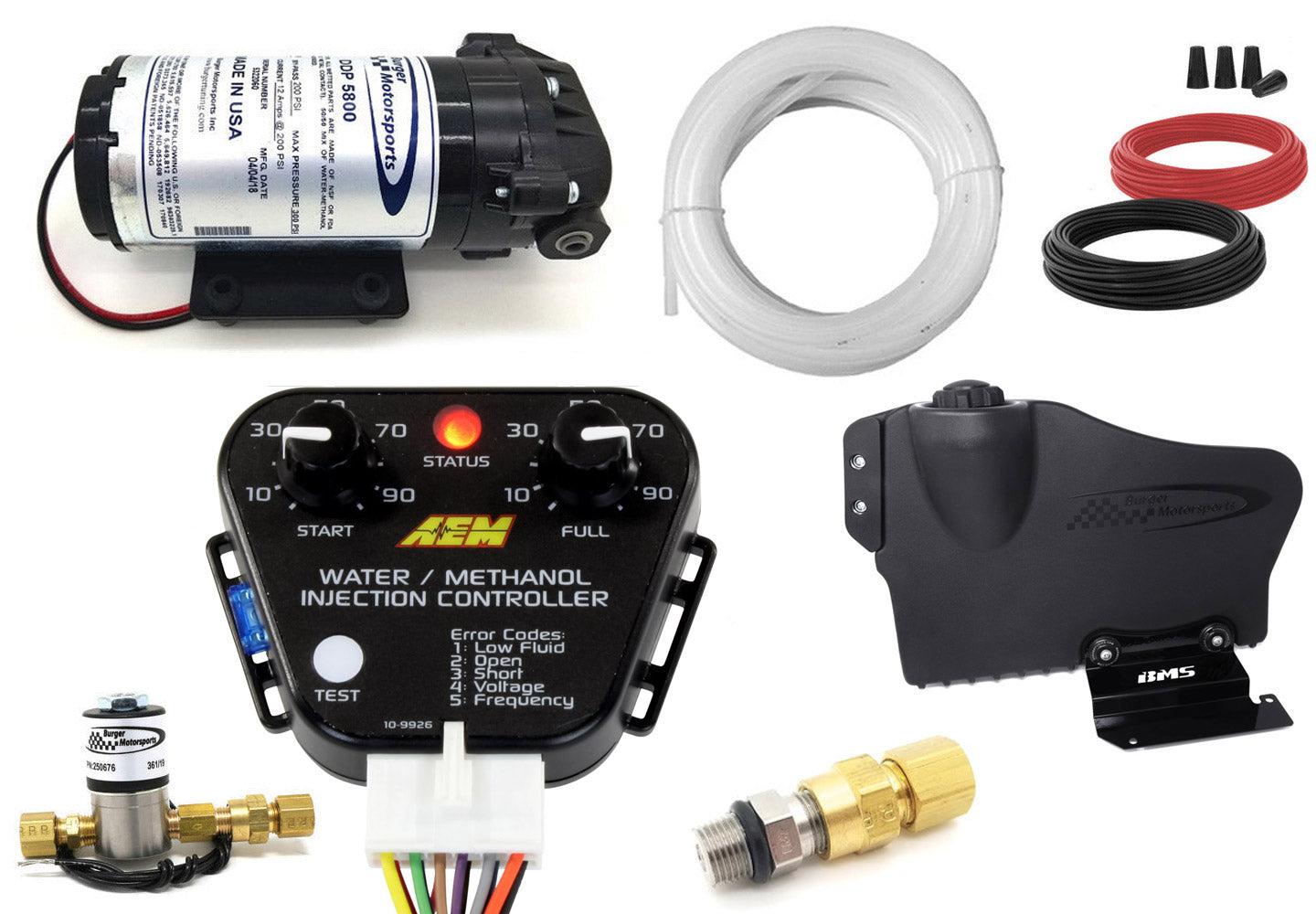 BMS StandAlone Universal Water/Methanol Injection (WMI) Kit with AEM controller