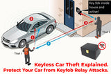 Signal Blocking Faraday Safe Box for Wireless Car Key Fobs