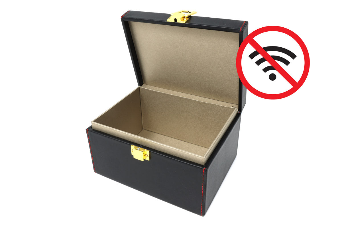 Signal Blocking Faraday Safe Box for Wireless Car Key Fobs