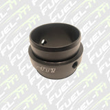 Fuel-It 2.5" ID Billet Charge Pipe Coupler with Two 1/8" NPT / Meth Bungs - Burger Motorsports 