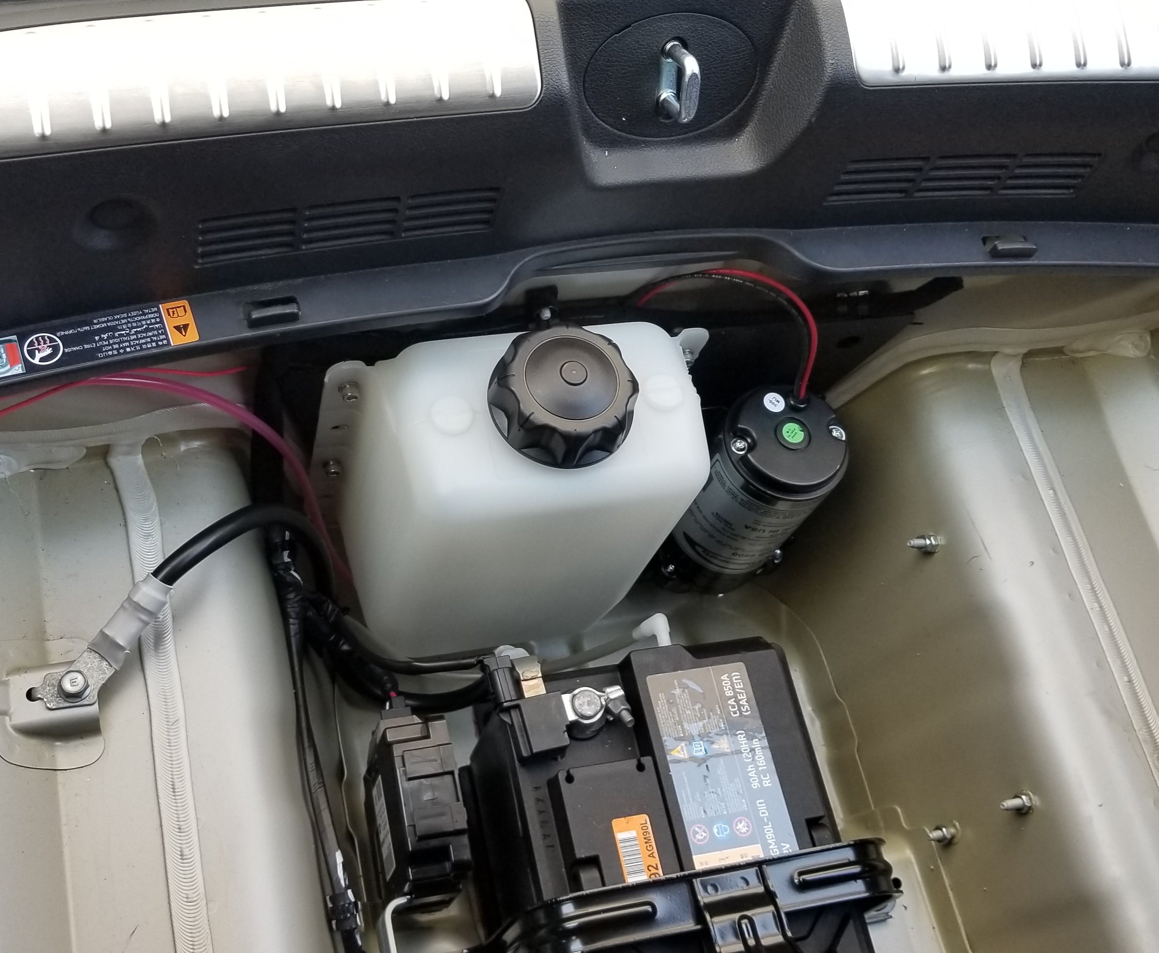 BMS Stealth Water Injection Bracket for 2018+ KIA Stinger - Burger Motorsports 