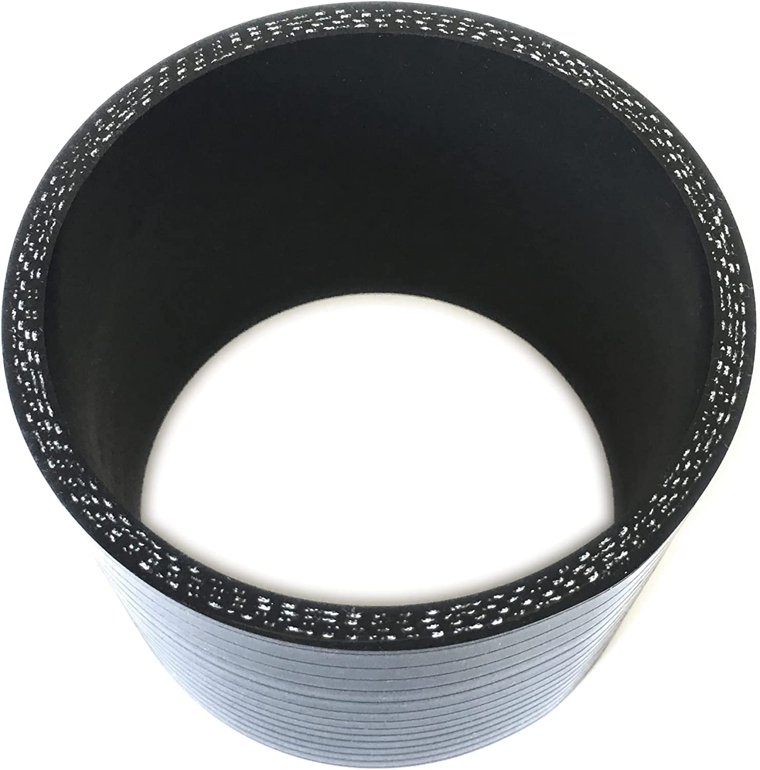 4" ID Straight Silicone Hose Coupler Reinforced High Temp 4-Ply with Clamps