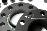 VAG Wheel Spacer Kit w/10 Black Extended Wheel Bolts (Pair, 2 Wheels)