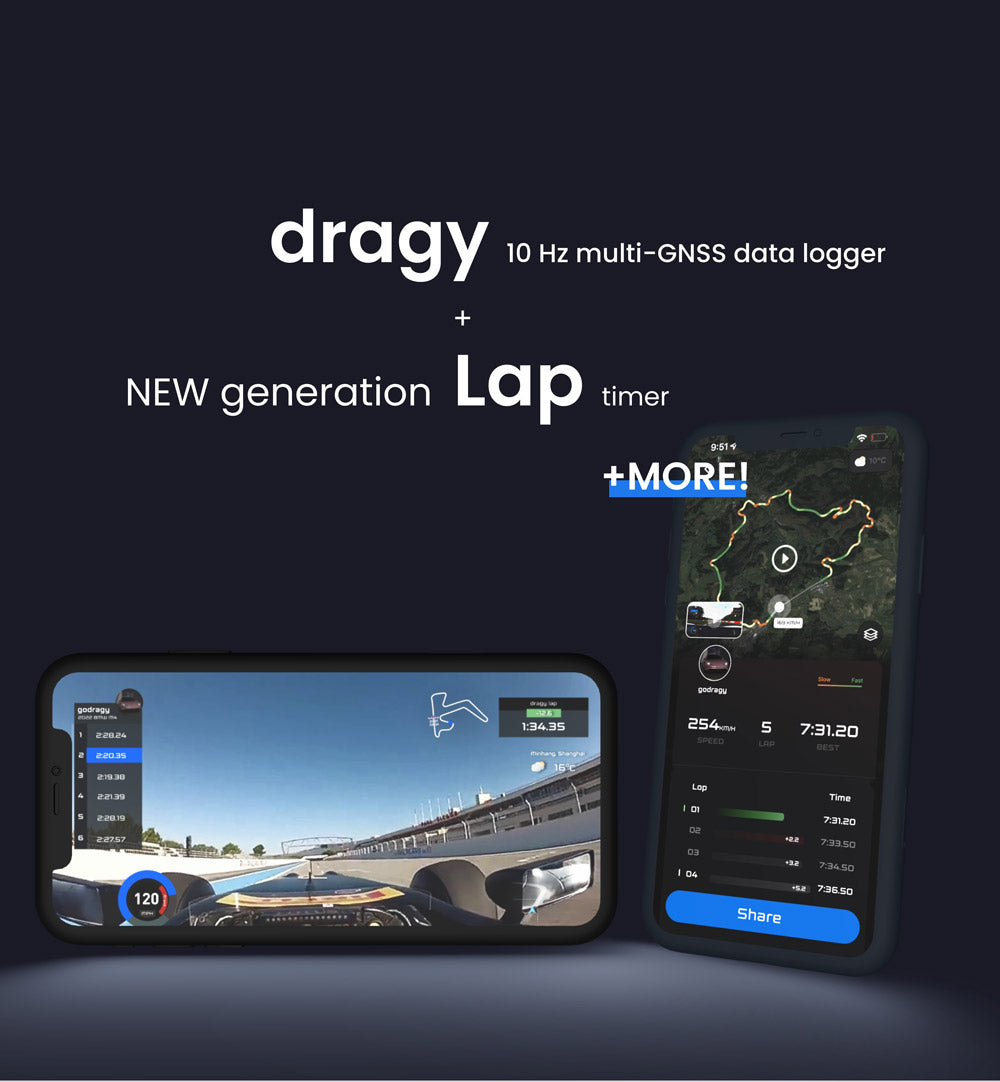 Dragy GPS Performance Meter & Lap Timer