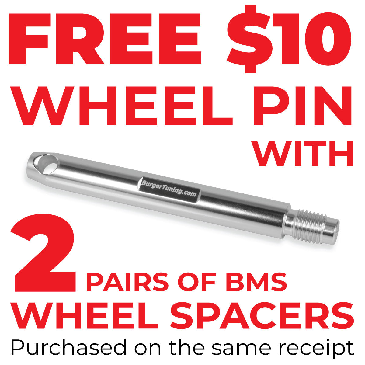 E Chassis - Burger Motorsports BMW Wheel Spacer Kit w/10 Bolts - Burger Motorsports 