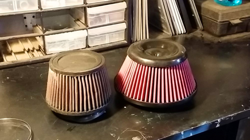 BMS Silicon Single Turbo Filter - Burger Motorsports 