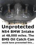 BMS Turbo Double Baffle Oil Catch Can N54 535i BMW E60/E61 - Burger Motorsports 