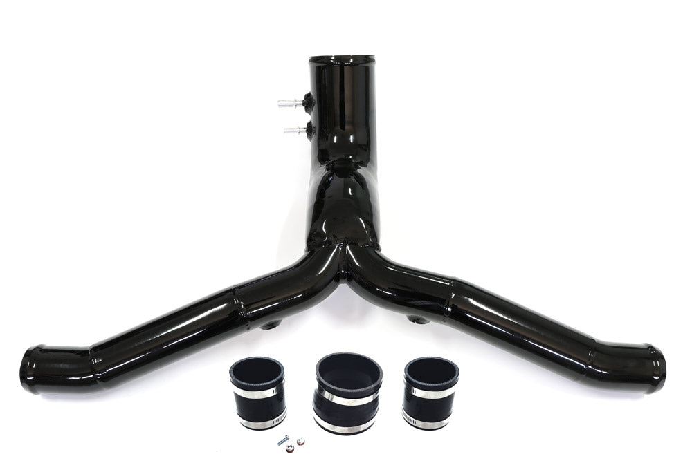 BMS Elite Porsche 991.1/2 Charge "Y" Pipe - Burger Motorsports 