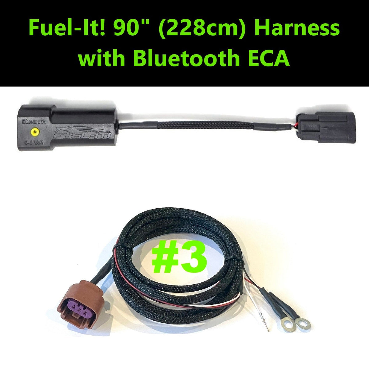 Universal Fuel-It! Bluetooth Flex Fuel Analyzers & harnesses for 